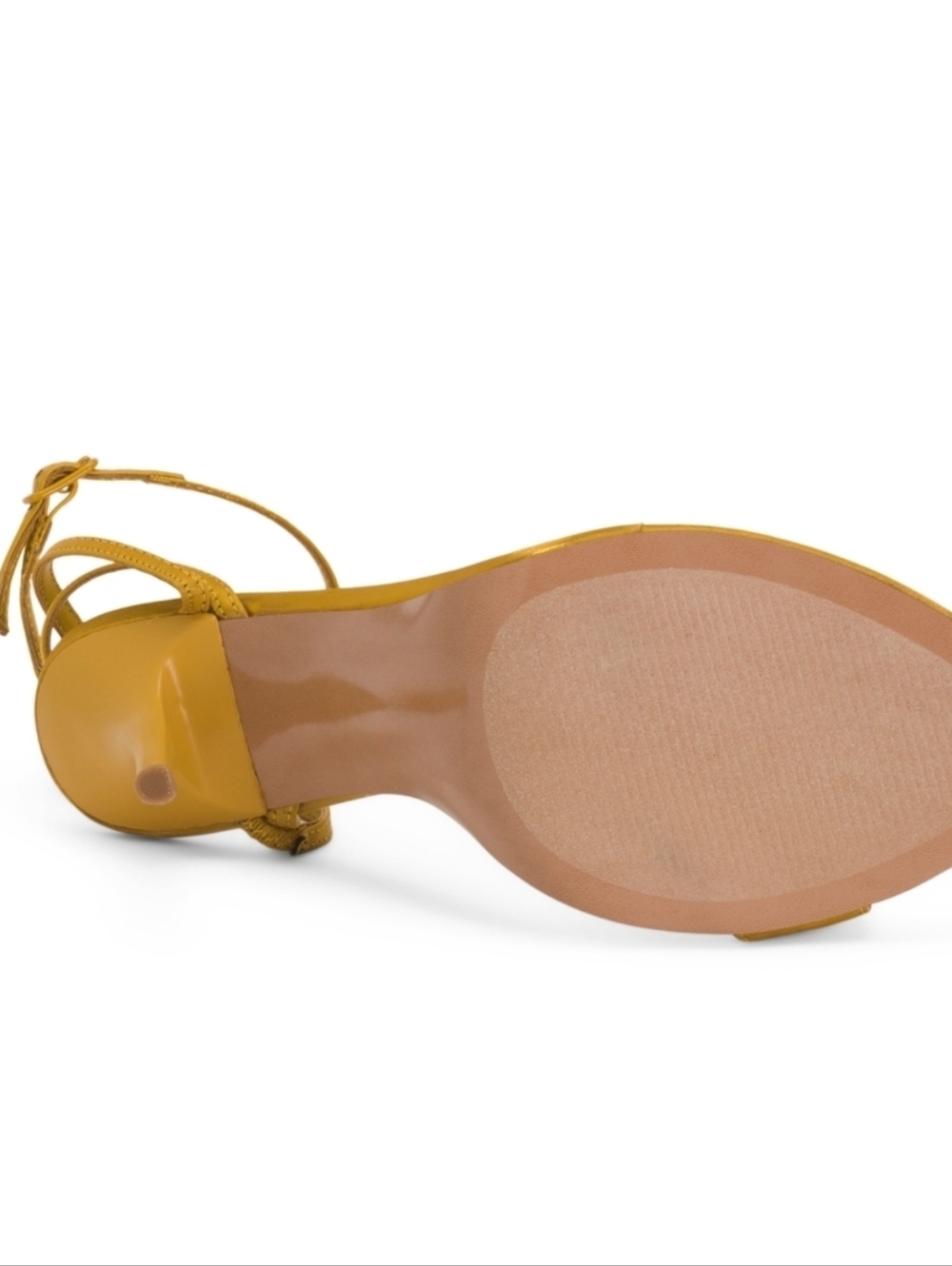 💛▪️Steve Madden ▪️ Yellow Ankle-Strap Scorpio Stiletto Sandal - Picture 4 of 4